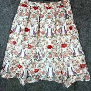Derhy Skirt Womens Large Cottagecore Folk Romantic Garden Party Boho Prairie